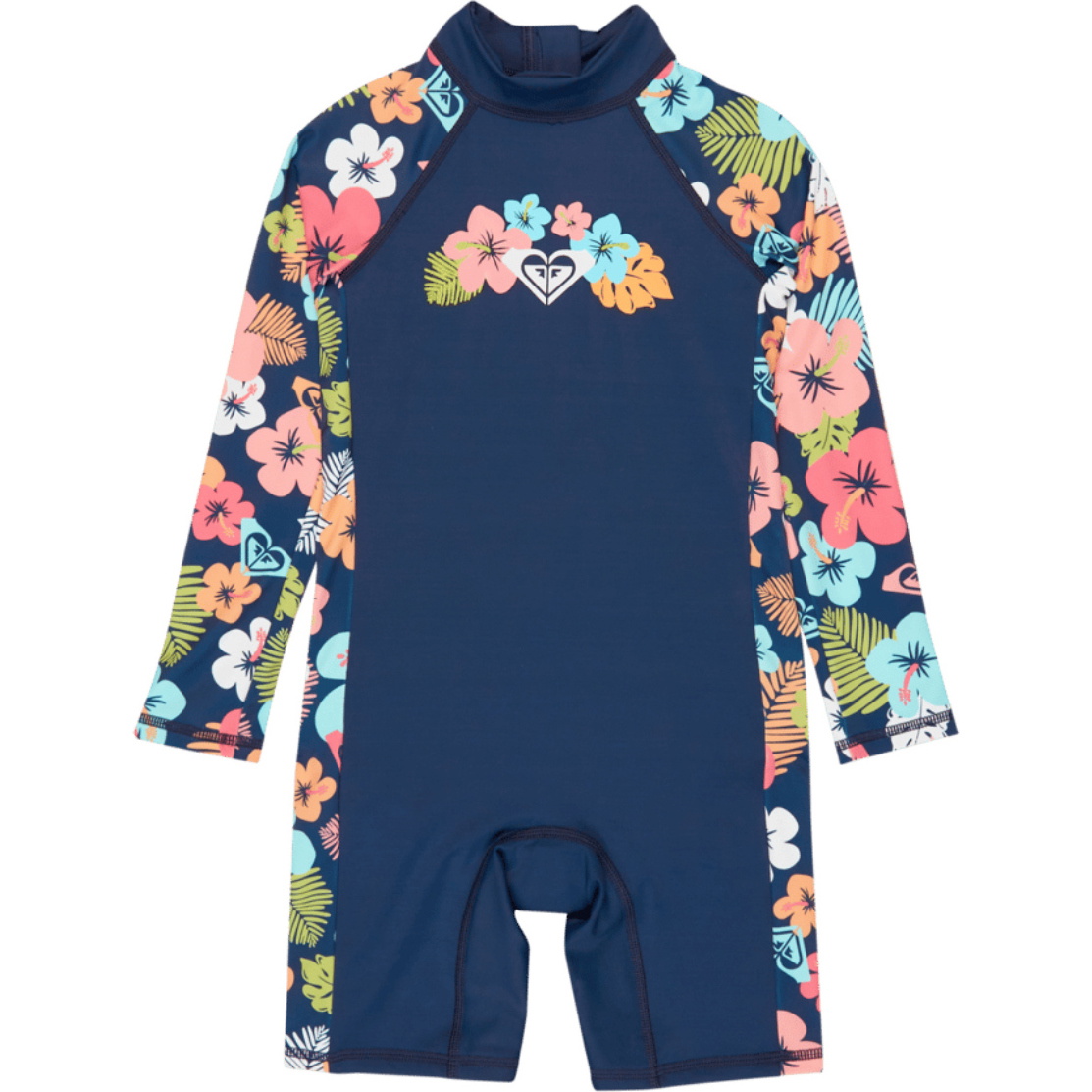 2026 Roxy Junior Morning Flower UV Suit ERLWR03361 - Mood Indigo Morning Flowers Tw